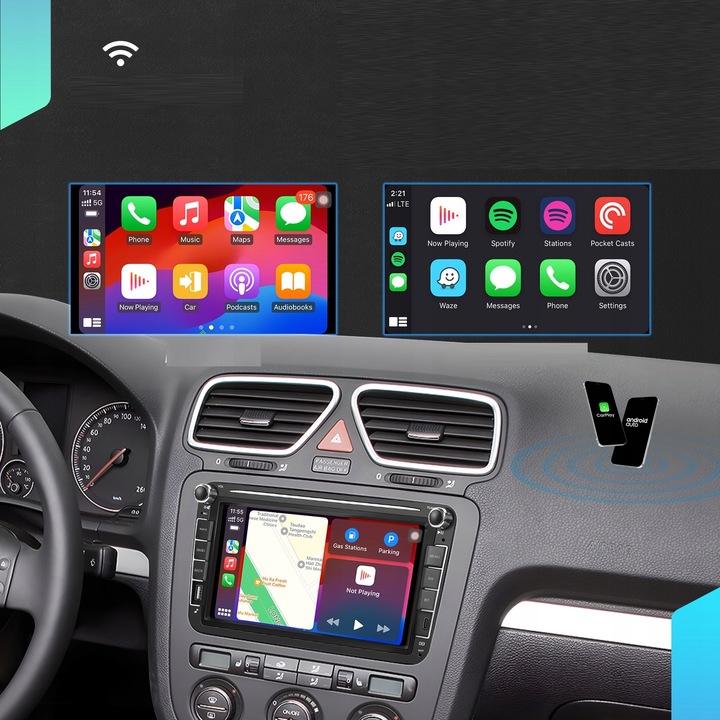 RADIO do VOLKSWAGEN SEAT SKODA VW PASSAT B6 B7 GOLF 5 V 6 WIFI ANDROID