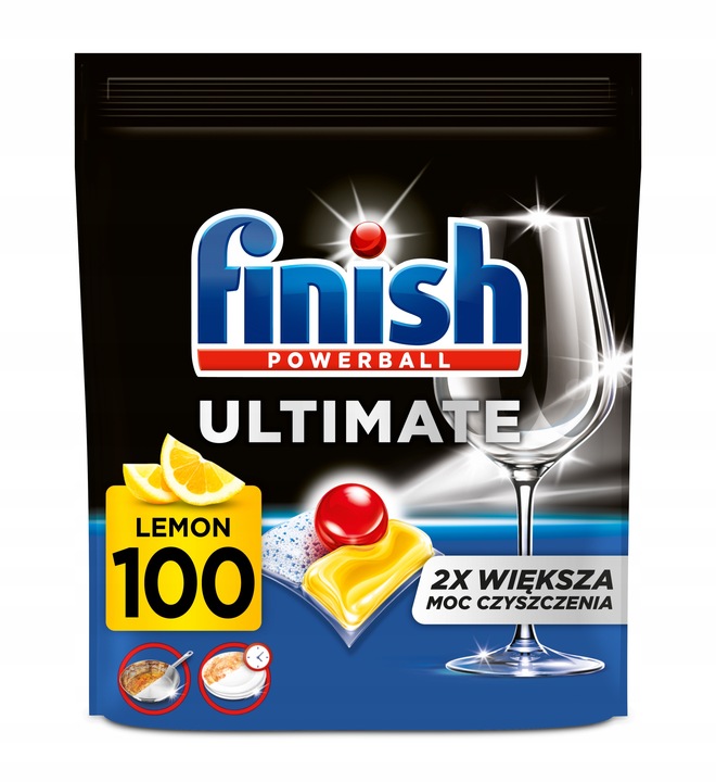 Finish Ultimate kapsułki do zmywarki Lemon 100 szt.