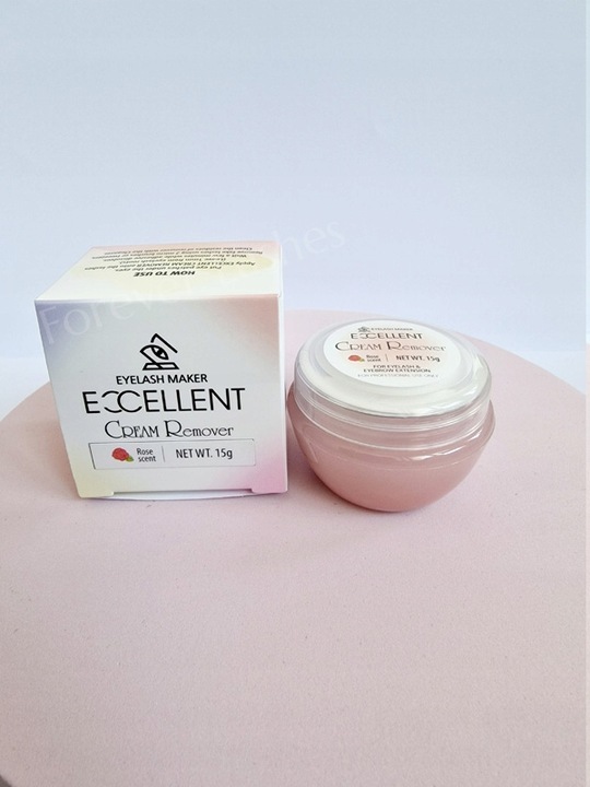 REMOVER DO RZĘS USUWANIA KLEJU Z RZĘS W KREMIE KREM Excellent ROSE 15g
