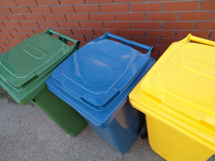 POJEMNIK KOSZ ŚMIETNIK 120L NA ŚMIECI ODPADY-MOCNY