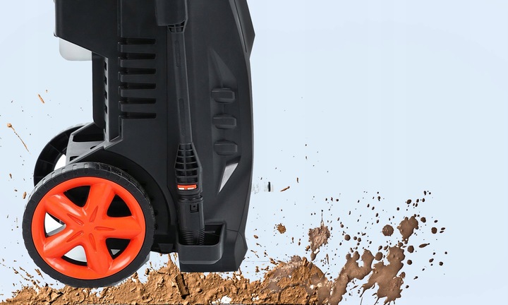 MYJKA CIŚNIENIOWA 290 BAR POMPA SAMOSSĄCA TURBO ZESTAW MOCNA MOC 2200W