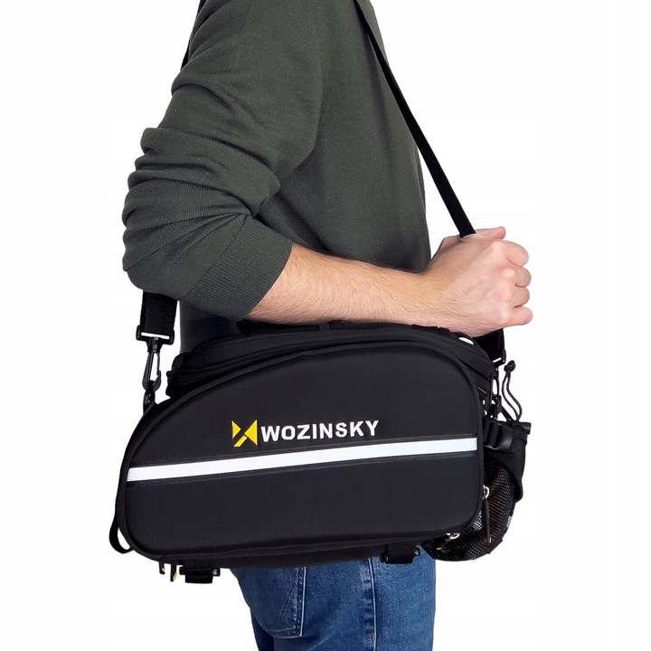 WOZINSKY POJEMNA SAKWA ROWEROWA TORBA NA BAGAŻNIK KUFER 35L