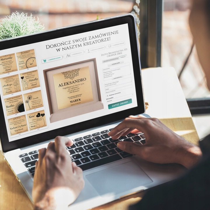 Bransoletka Srebrna 925 Nieskończoność z Grawerem Prezent dla Mamy Żony