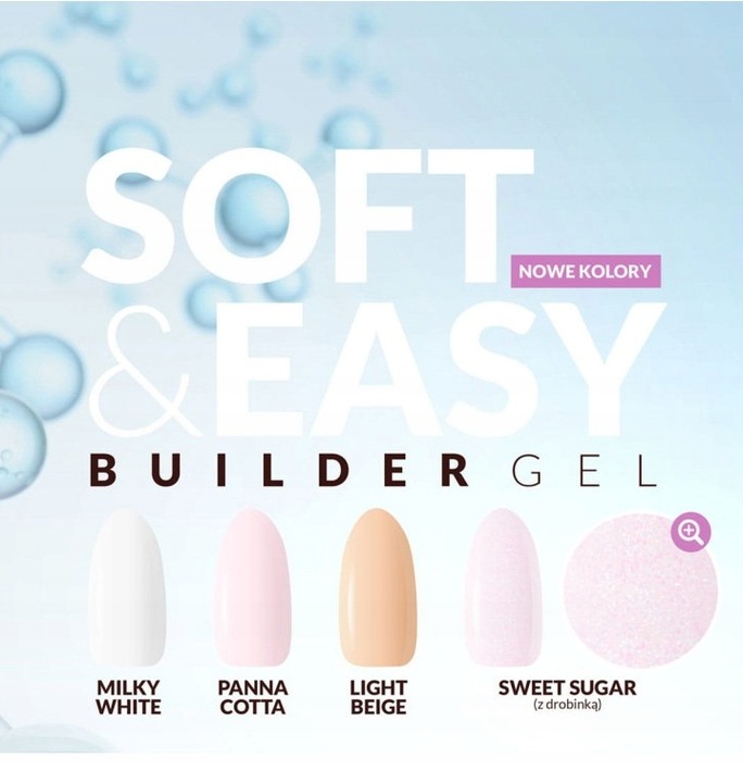 CLARESA SOFT&EASY ŻEL BUDUJĄCY UV/LED GEL BUILDING 45g MILKY WHITE