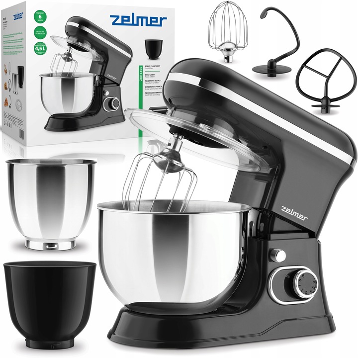 ROBOT KUCHENNY ZELMER PLANETARNY MIKSER 5L WIELOFUNKCYJNY 1200W +