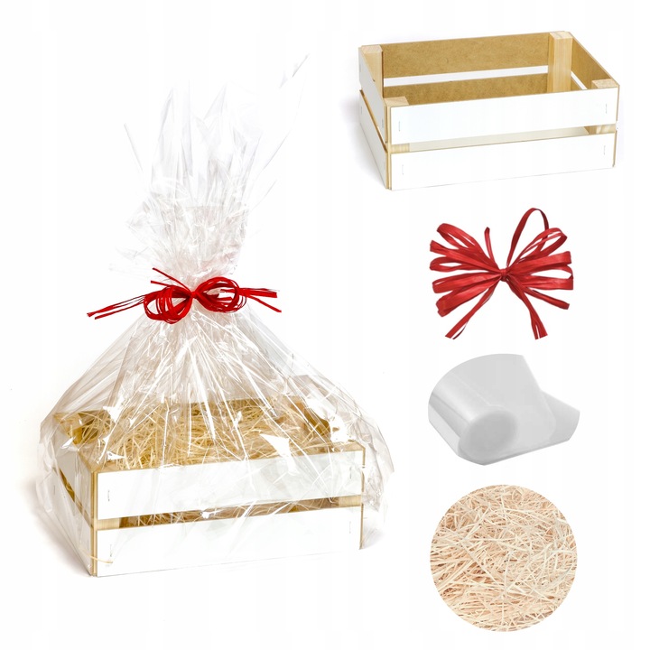 Koszyk Prezentowy Kosz Box Opakowanie Pudełko na Prezent Skrzynka