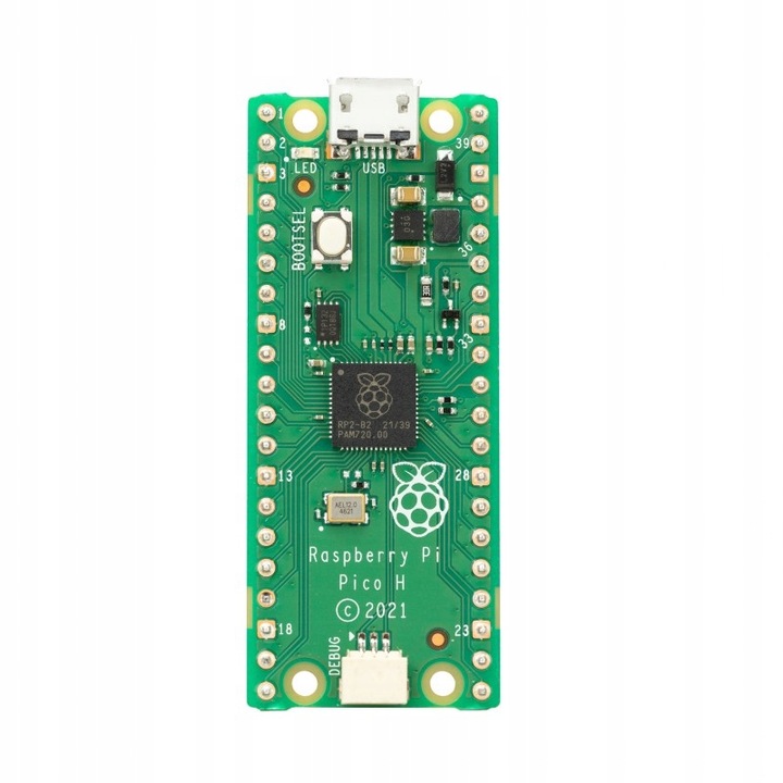 Raspberry Pi Pico H - płytka z RP2040