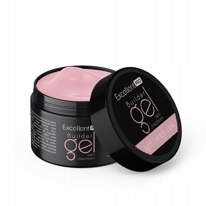 Żel jednofazowy EXCELLENT PRO 50g french pink light JASNY różowy