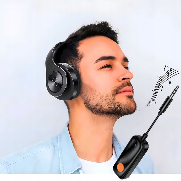 TRANSMITER ODBIORNIK NADAJNIK 2W1 BLUETOOTH 5.4 RX TX AUDIO AUX JACK