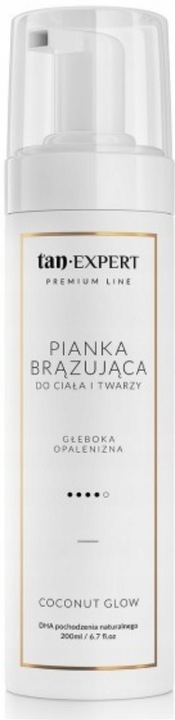 TanExpert Coconut Glow - Pianka Samoopalająca Tan expert 200ml