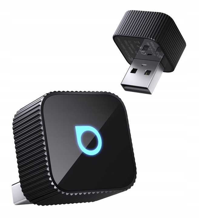 Adapter samochodowy Ottocast Mini Slim Cube do CarPlay Android Auto