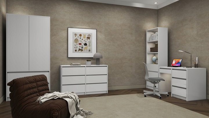 Komoda z 6 Szufladami – Funkcjonalność i Styl w Jednym! | 120x77x43 cm