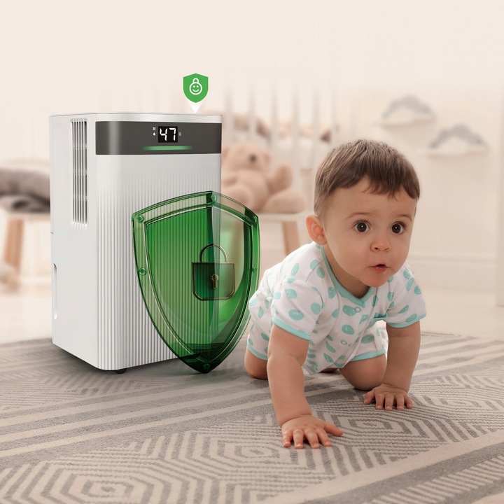 Osuszacz powietrza MYCOND Tibo Eco 12l/24h z Wi-Fi +Timer + Higrostat