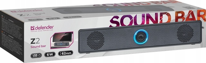 SOUNDBAR Głośniki Komputerowe do Laptopa USB LED