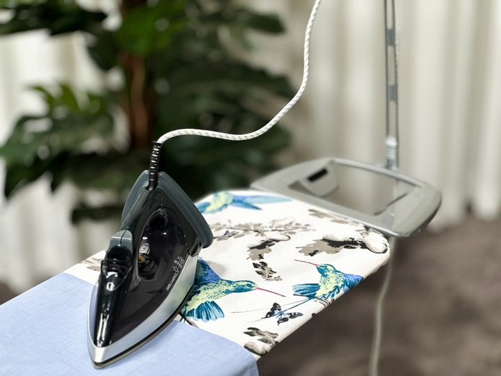 Deska do prasowania lekka stabilna Rorets 108x32cm podstawa antenka PRIMERA