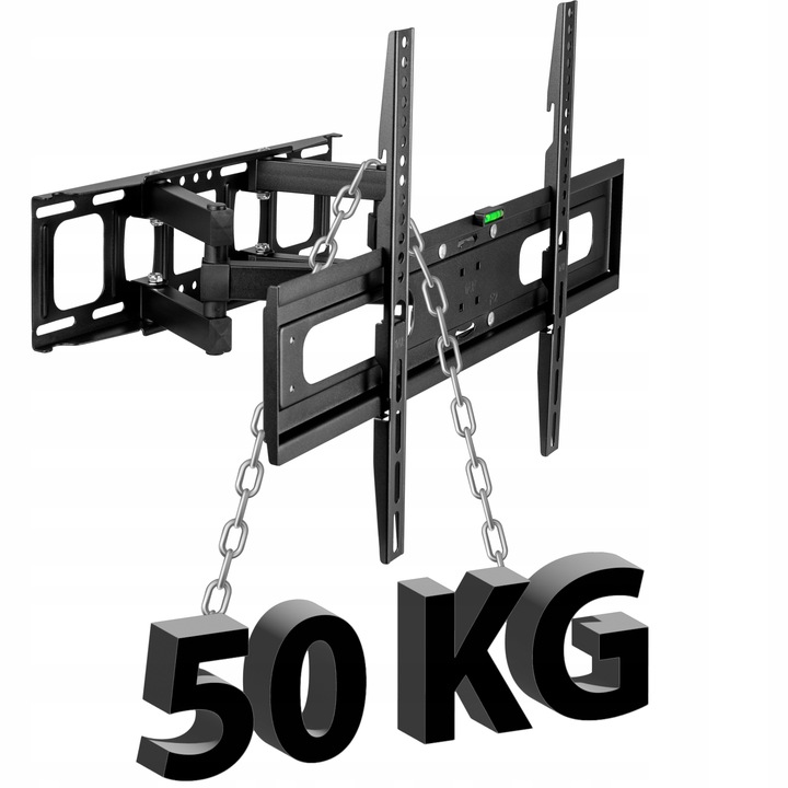 MOCNY UCHWYT do TELEWIZORA LCD LED WIESZAK TV ŚCIENNY OBROTOWY 32-85