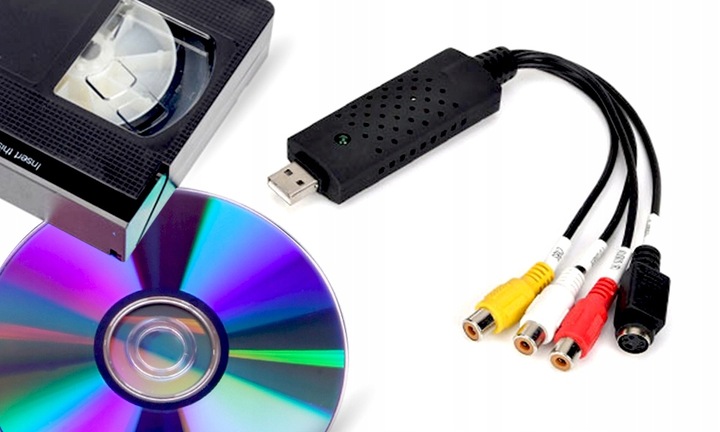 VIDEO GRABBER PRZEGRYWANIE KASET VHS KONWERTER URZĄDZENIE DO ZGRYWANIA