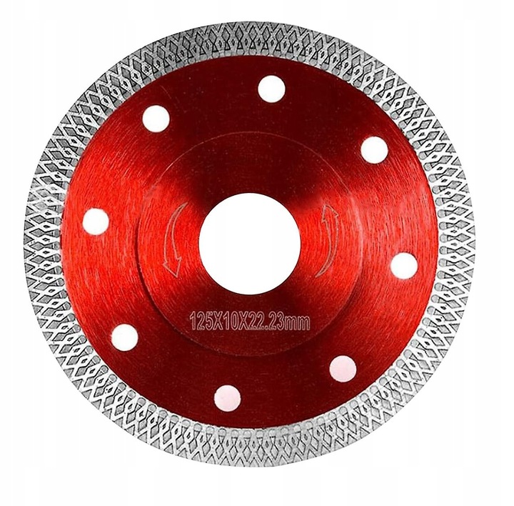 2x TARCZA DIAMENTOWA DO CIĘCIA GRESU PŁYTEK 125MM CERAMIKI BETONU SPIEKU