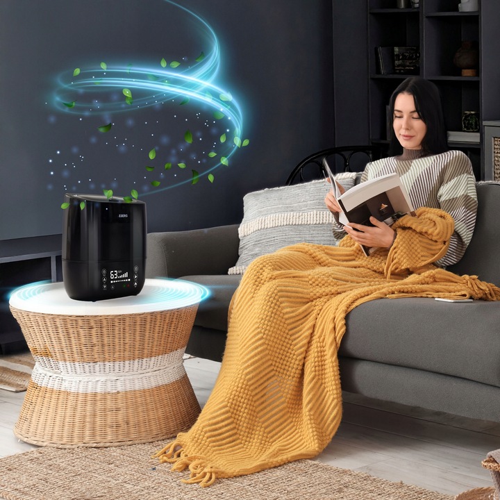 Nawilżacz powietrza EBERG HUMI 5w1 jonizacja aromaterapia pilot WiFi