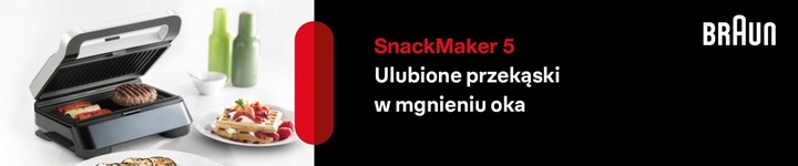 Braun SnackMaker 5 SM5038 800 W, srebrny/szary