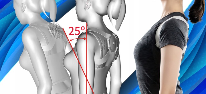 INTELIGENTNY KOREKTOR WAD POSTAWY PROSTE PLECY ZDROWY KRĘGOSŁUP SZELKI