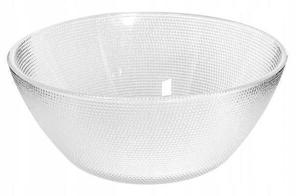 MISKA SALATERKA SZKLANA MISA 17cm MISKI DO SAŁATKI NA SAŁATKĘ ZESTAW 2szt