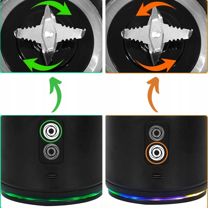 BLENDER PRZENOŚNY 350W 700ML Bezprzewodowy Kielichowy do Smoothie