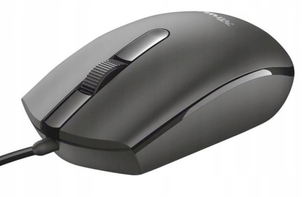 MYSZKA KOMPUTEROWA TRUST BASI PC MYSZ USB OBURĘCZNA