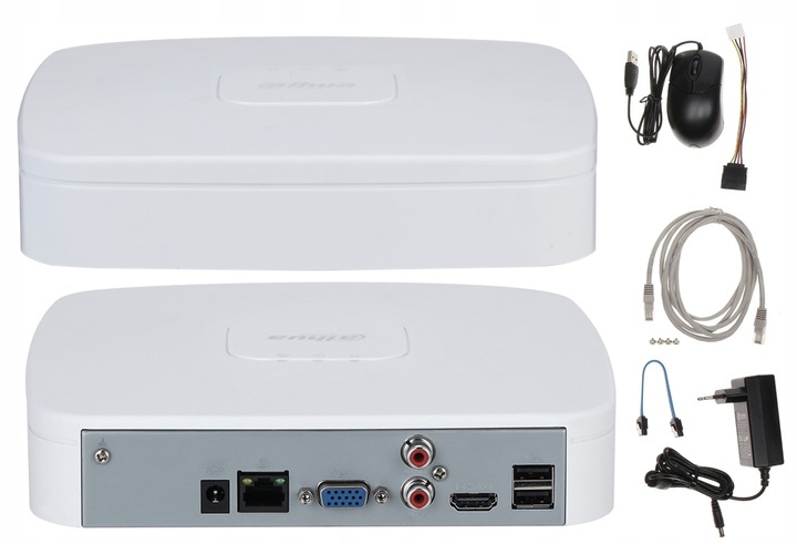 REJESTRATOR IP DAHUA NVR2104-4KS3 do 8MPx 4CH APLIKACJA