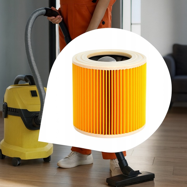 3x FILTR DO ODKURZACZA KARCHER WD3 MV2 MV3 WD2 3SZT PAPIEROWY