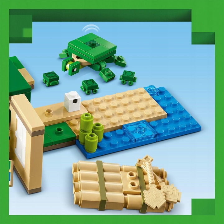 LEGO Minecraft Domek na plaży żółwi 21254