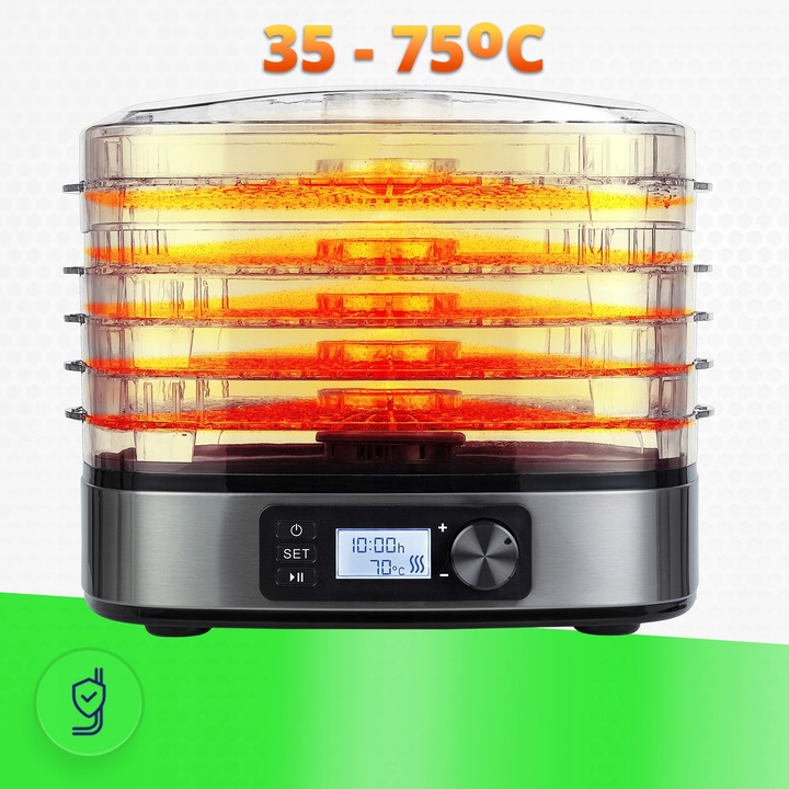 Suszarka do grzybów warzyw owoców mocna 5 sit MPM MSG-12