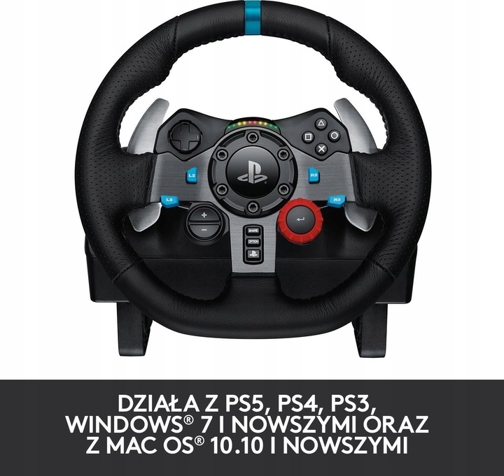Kierownica Logitech G29 + skrzynia biegów do PC/PS3/PS4/PS5