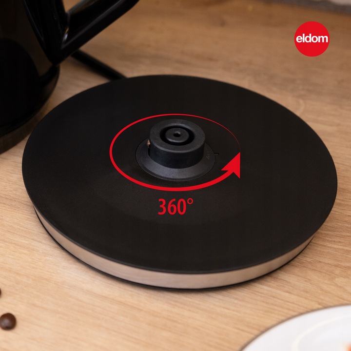 CZAJNIK ELEKTRYCZNY BEZPRZEWODOWY SZKLANY 1L PANEL DOTYKOWY 1100W