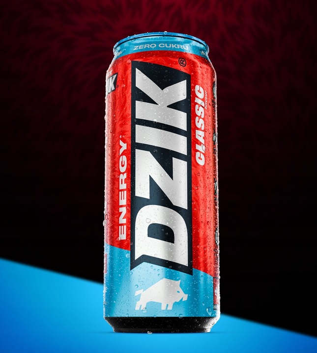 Napój energetyczny Energetyk WKDZIK ENERGY Drink ZERO KALORII 500ml 24szt.