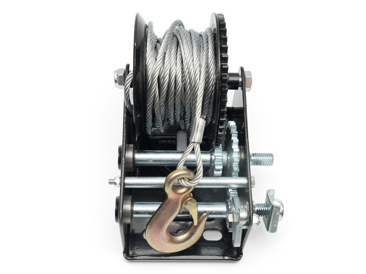 WYCIĄGARKA RĘCZNA KORBOWA LINOWA 1133kg WCIĄGARKA lebiodka przenośna