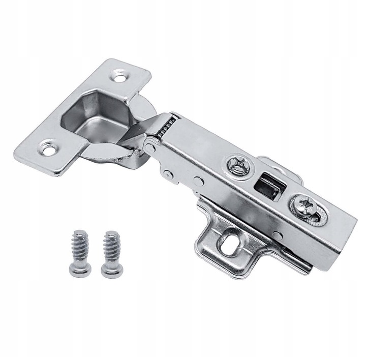 Zawias meblowy prosty nakładany CICHY DOMYK 110° GTV-HC Eurowkręty 100