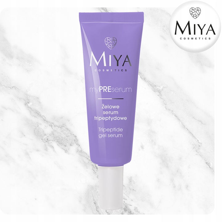 Żelowe Serum Tripeptydowe na Oznaki Starzenia Nawilżające 30 ml Miya