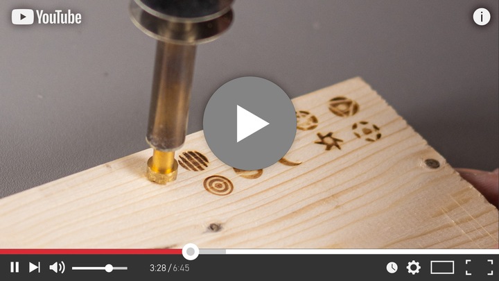 LUTOWNICA 60W WYPALARKA DO DREWNA PIROGRAF 23EL