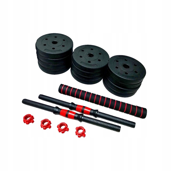 Hantle regulowane 2x10 kg zestaw 20kg z łącznikiem GRATIS rękawiczki