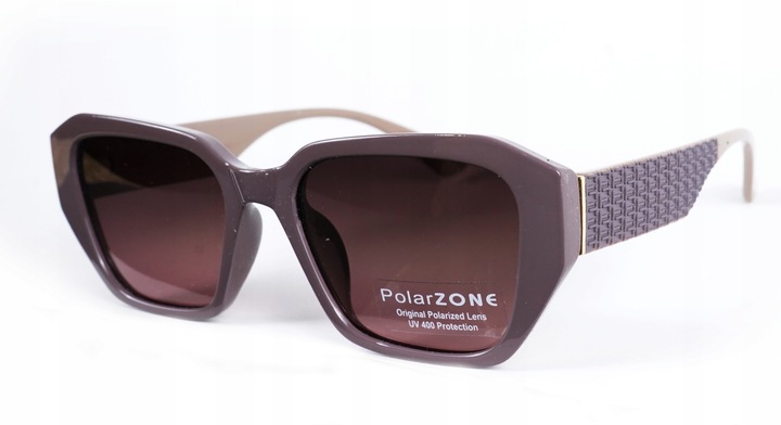 OKULARY PolarZONE MARKOWE DAMSKIE POLARYZACYJNE PRZECIWSŁONECZNE ETUI FILTR