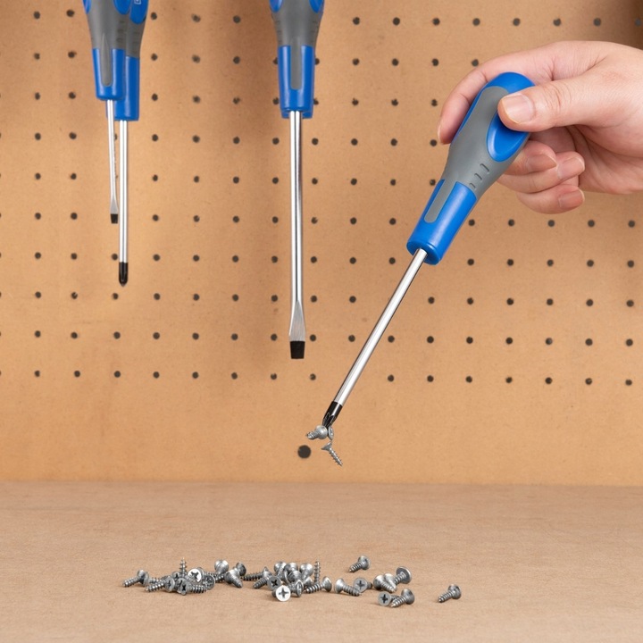 ZESTAW ŚRUBOKRĘTÓW WKRĘTAKÓW Z MAGNESEM 8SZT MOCNE