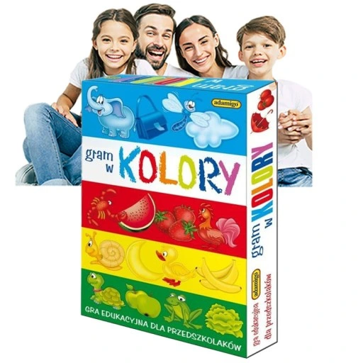 GRA EDUKACYJNA dla 4 Latka Gram w Kolory ZABAWA