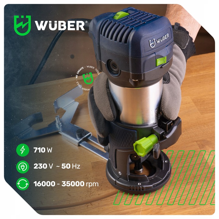 FREZARKA GÓRNOWRZECIONOWA DO DREWNA WYCINARKA Z REGULACJĄ OBROTÓW