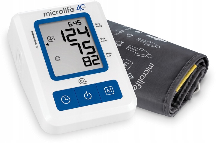 CIŚNIENIOMIERZ NARAMIENNY MICROLIFE BP B2 ARYTMIA + ZASILACZ + MANKIET M-L