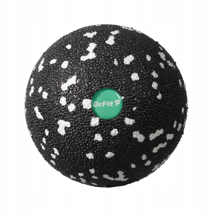 DrFit Roller wałek do masażu piłka duoball zestaw 4 elementy białe kropki