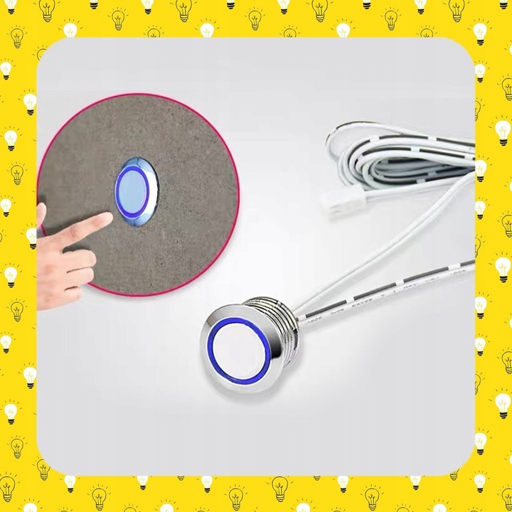 MINI ŚCIEMNIACZ DOTYKOWY WŁĄCZNIK DO TAŚM LED STEROWNIK MEBLOWY 12V