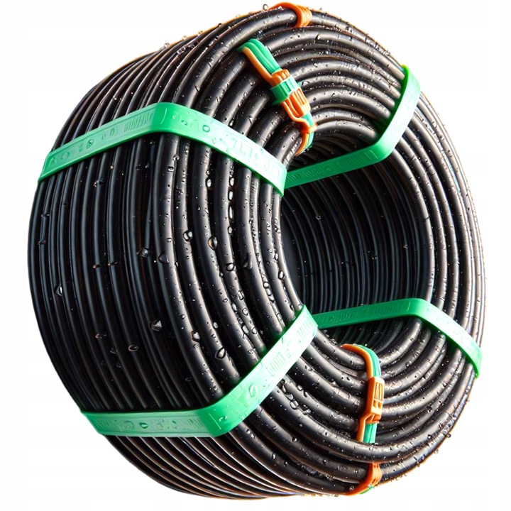 LINIA KROPLUJĄCA 100M Z KOMPENSACJĄ POLIEXT NAWADNIANIE OSZCZĘDNOŚĆ WODY