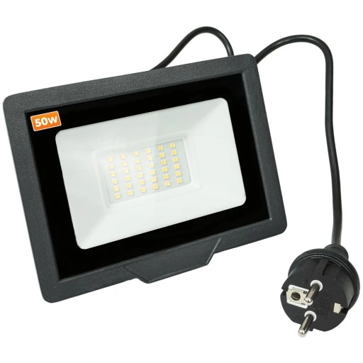 2X HALOGEN LED 50W + Statyw Stojak Podwójny ZESTAW