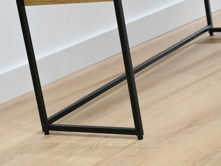 PONADCZASOWA KONSOLA DO PRZEDPOKOJU Z SZUFLADĄ I PÓŁKĄ NORA XL DĄB